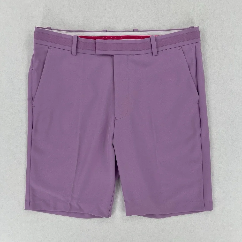 G/FORE Golf Shorts Men's 34 Purple Performance Chino Lightweight Stretch